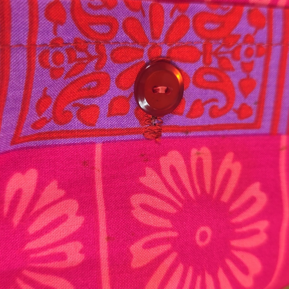 Vintage Alex Coleman Vibrant Button Down Dress - Picture 11 of 11